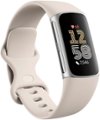 Angle. Fitbit - Charge 6 Advanced Fitness & Health Tracker - Porcelain.