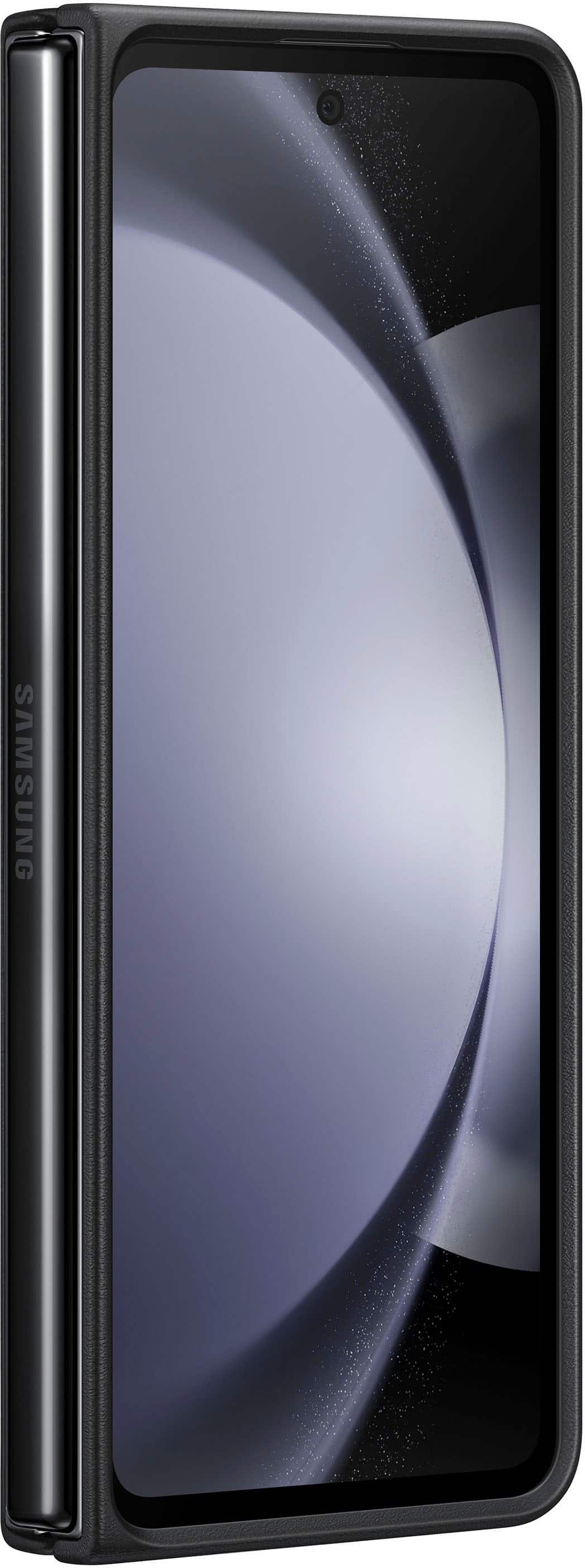 Alt View 12. Samsung - Galaxy Z Fold5 Eco-Leather Case - Graphite.