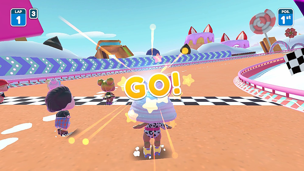 Left View: L.O.L. Surprise! Roller Dreams Racing - Nintendo Switch
