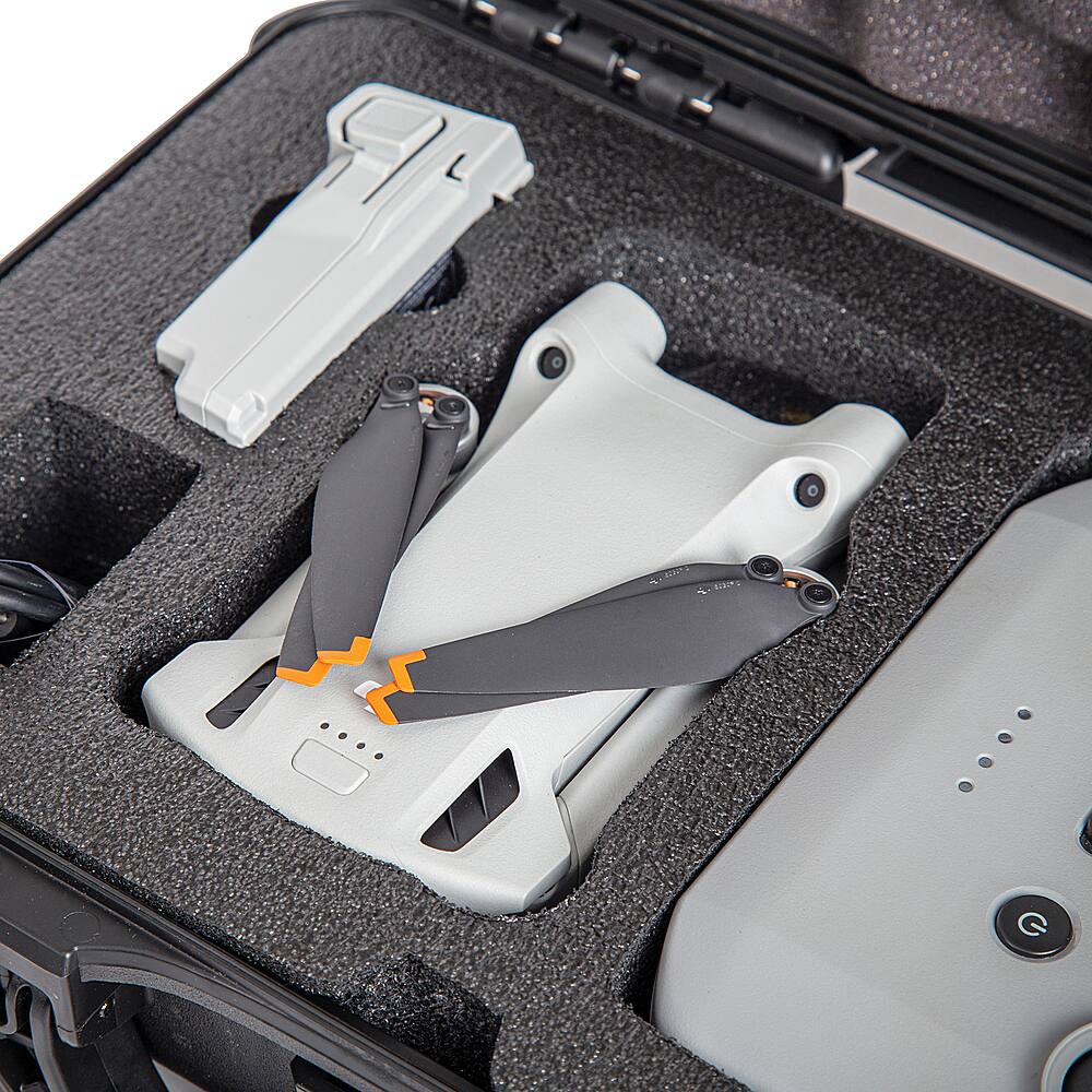 Alt View 13. NANUK - 909 Protective Hard Case with Insert for DJI Mini 3 Pro - Black.