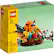 Front. LEGO - Bird’s Nest Building Toy Kit, Easter Basket Idea, 40639.