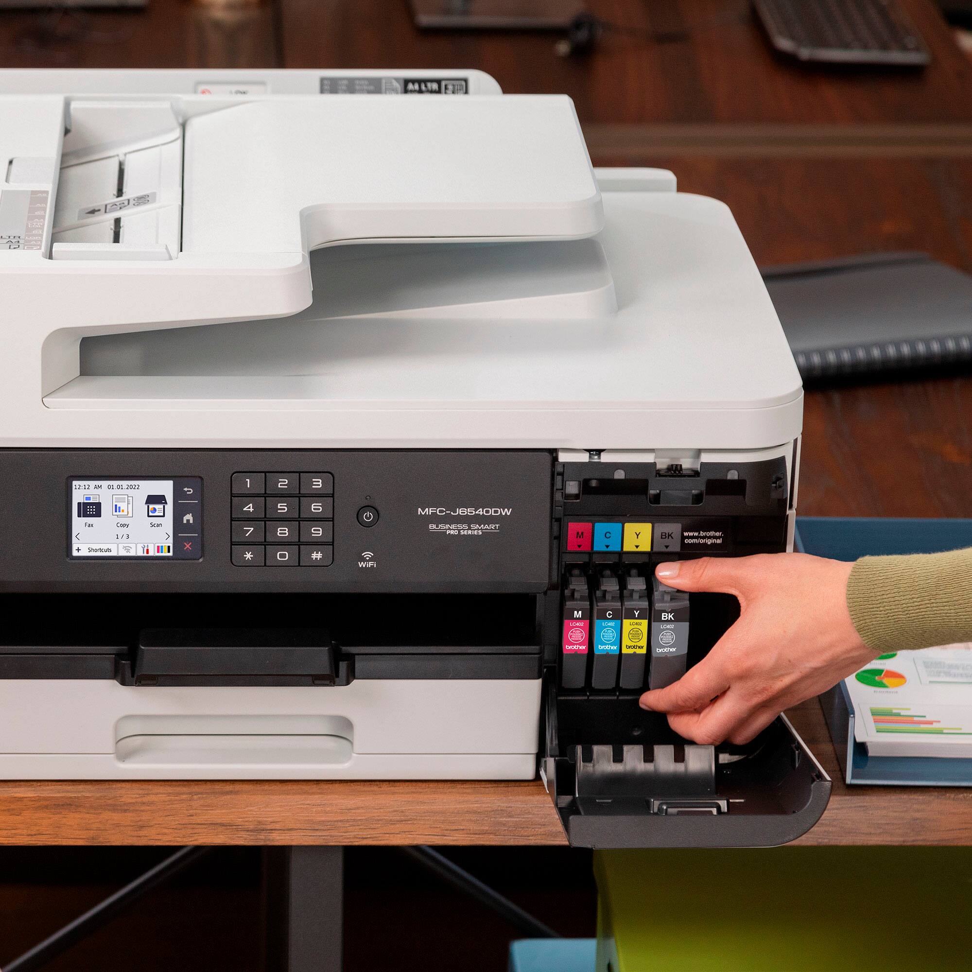 Alt View 11. Brother - LC402BK Standard Yield Ink Cartridge - Black.