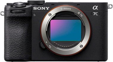 Sony - Alpha 7C II Full frame Mirrorless Interchangeable Lens Camera (Body Only) - Black - Front_Zoom