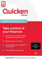 Quicken Classic Deluxe  for New Subscribers, 1-Year Subscription - Mac OS, Windows, Android, Apple iOS [Digital] - Front_Zoom