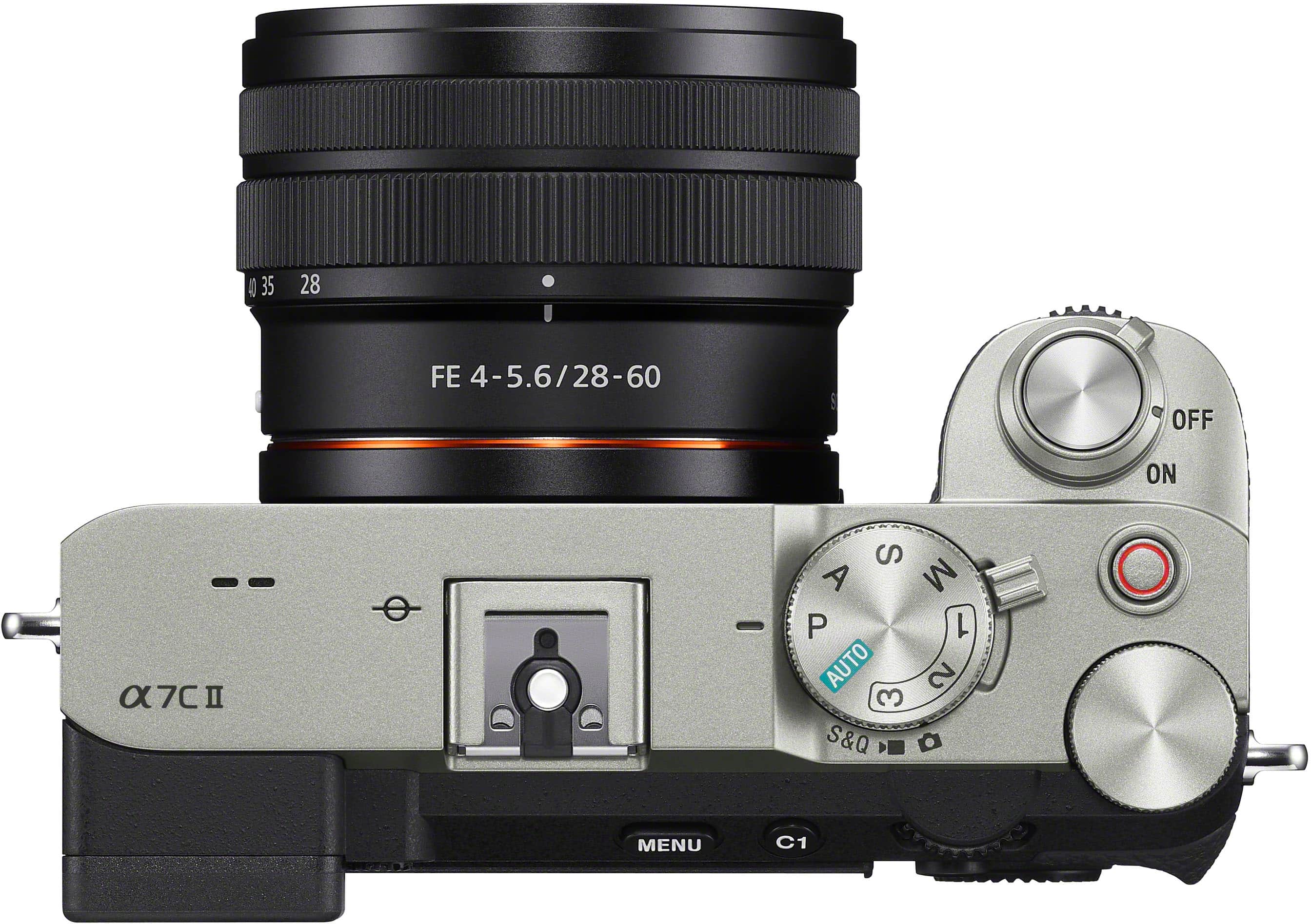 Top. Sony - Alpha 7C II Full frame Mirrorless Interchangeable Lens Camera with SEL2860 Lens.