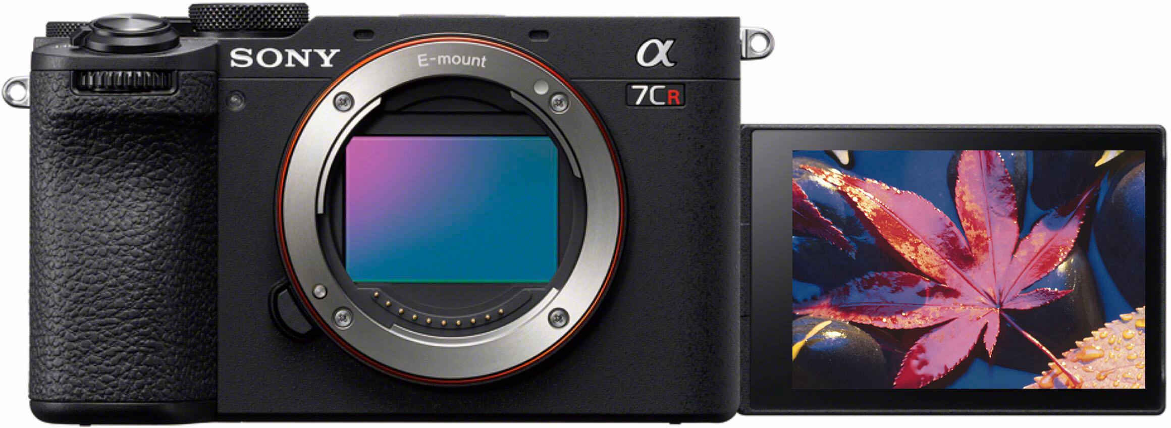 Angle. Sony - Alpha 7CR Full frame Mirrorless Interchangeable Lens Camera (Body Only) - Black.