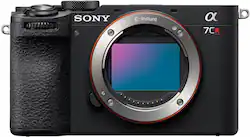 Sony - Alpha 7CR Full frame Mirrorless Interchangeable Lens Camera (Body Only) - Black - Front_Zoom