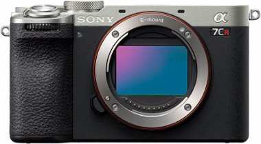Sony - Alpha 7CR Full frame Mirrorless Interchangeable Lens Camera (Body Only) - Silver - Front_Zoom