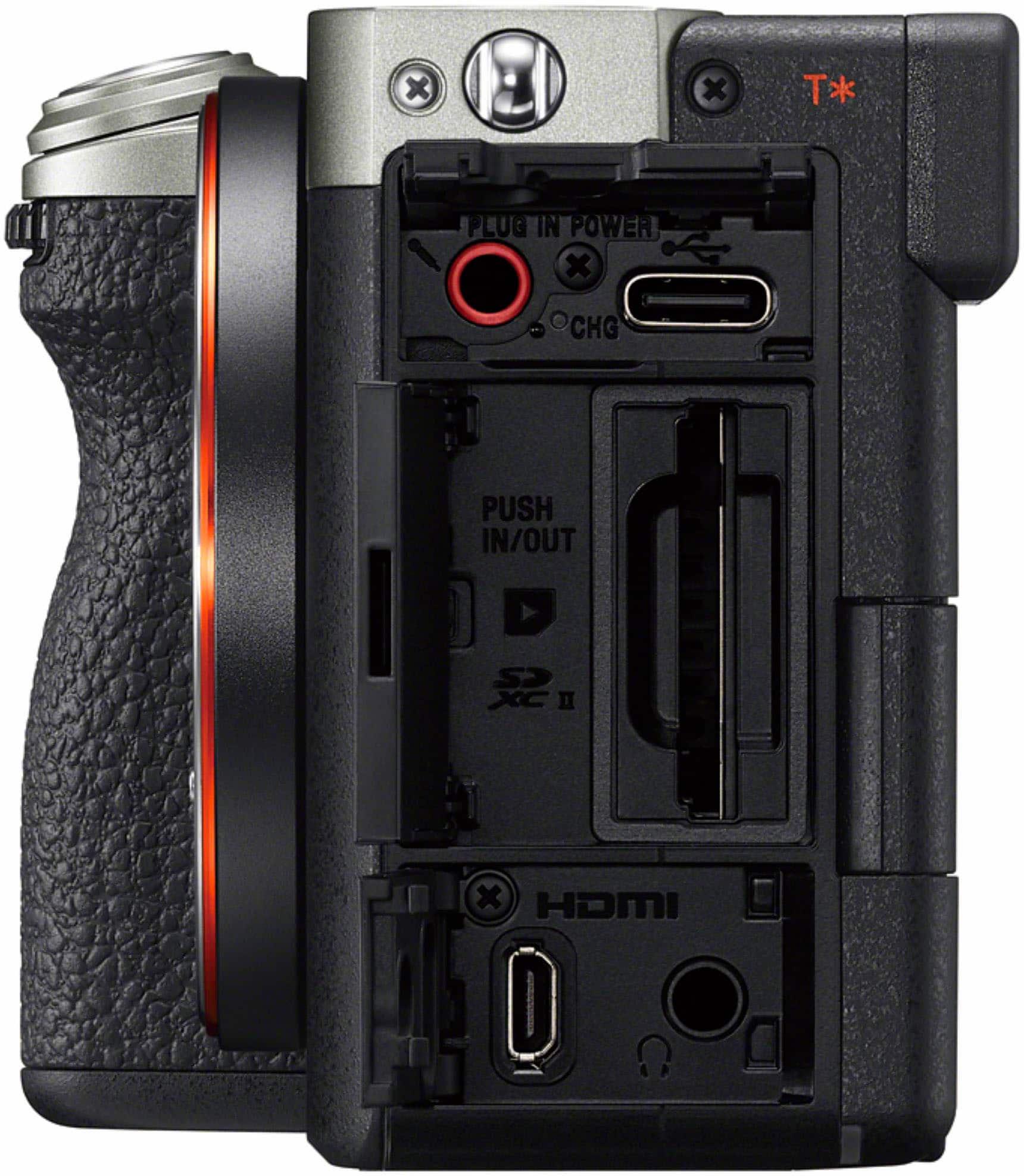 Alt View 2. Sony - Alpha 7CR Full frame Mirrorless Interchangeable Lens Camera (Body Only) - Silver.