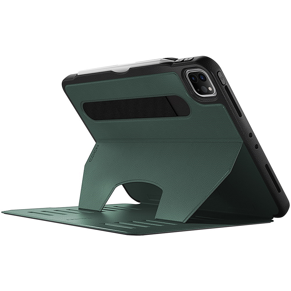 Angle View: ZUGU - Slim Protective Case for Apple iPad Pro 11 Case (1st/2nd/3rd/4th Generation, 2018/2020/2021/2022) - Pine Green
