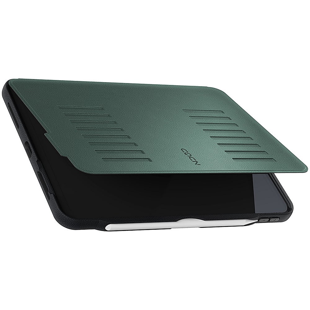 Left. ZUGU - Slim Protective Case for Apple iPad Pro 11 Case (1st/2nd/3rd/4th Generation, 2018/2020/2021/2022) - Pine Green.