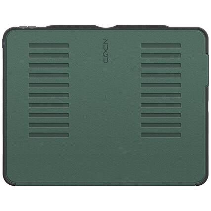 Front. ZUGU - Slim Protective Case for Apple iPad Pro 12.9 Case (5th/6th Generation, 2021/2022) - Pine Green.