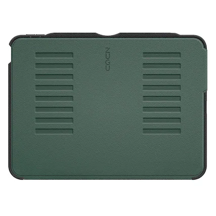 Front. ZUGU - Slim Protective Case for Apple iPad Air 10.9 (4th/5th Generation, 2020/2022) and iPad Air 11 M2 (2024) - Pine Green.