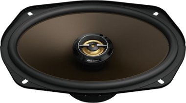 Pioneer - 6" x 9" 2-way Car Speakers Aramid Fiber-reinforced IMPP cone (Pair) - Black - Front_Zoom
