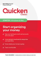 Quicken Classic Starter 1-Year Subscription - Mac OS, Windows, Android, Apple iOS - Front_Zoom