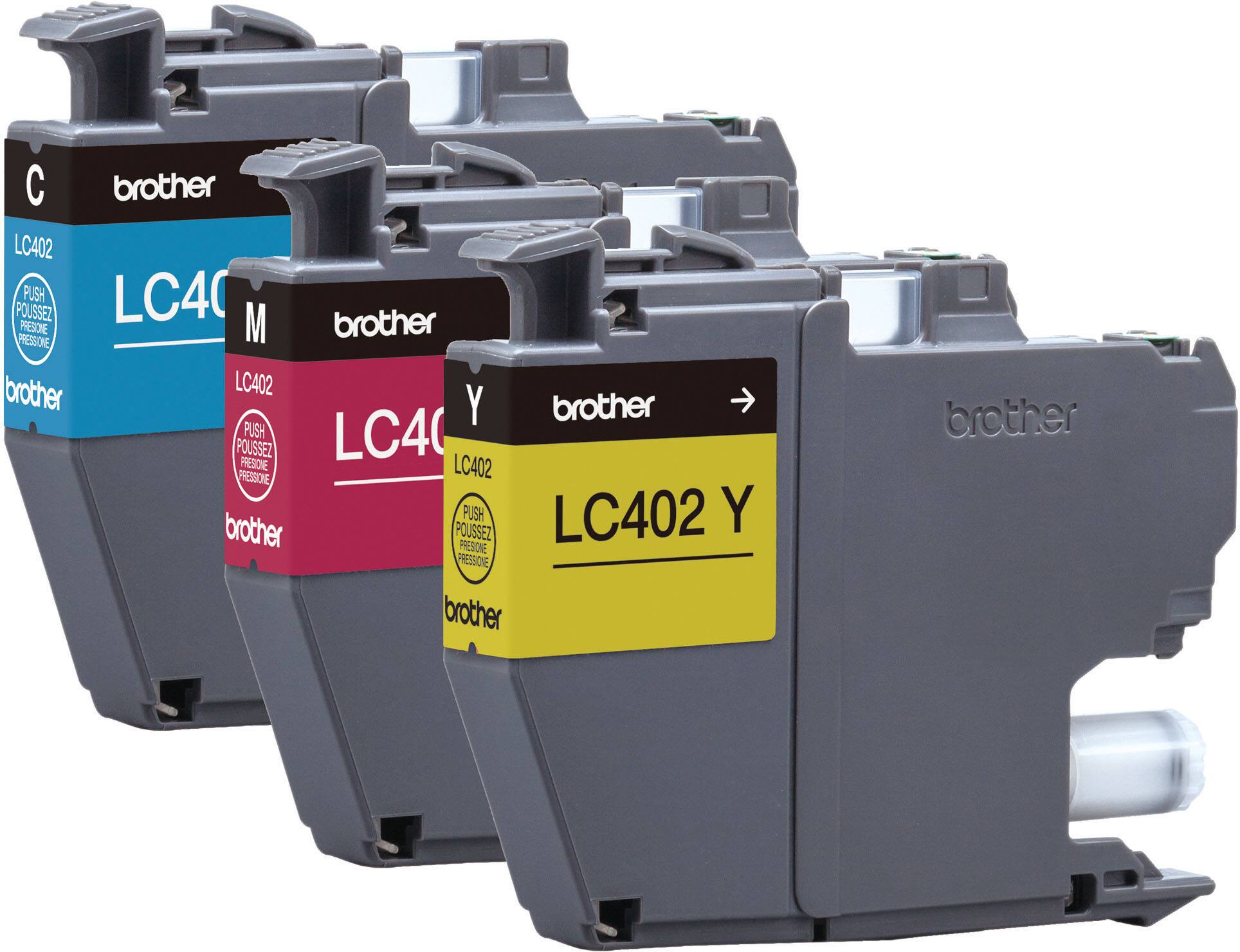 Alt View 11. Brother - LC402 3-Pack Standard Yield Ink Cartridges - Cyan/Magenta/Yellow.