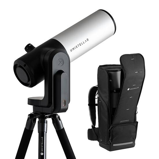 Unistellar eVscope 2 Digital Smart Telescope With Backpack Black