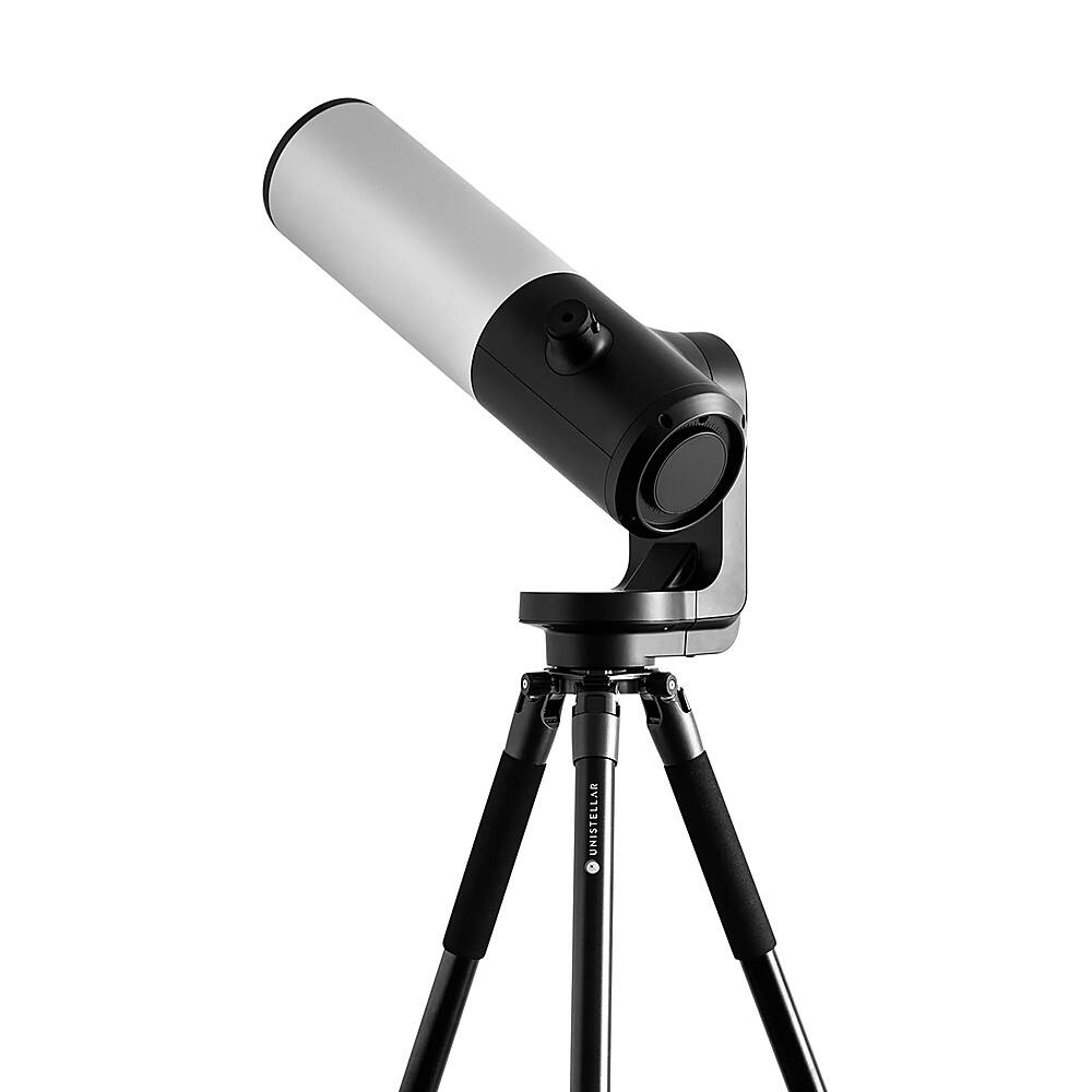 Left. Unistellar - eVscope 2 Digital Smart Telescope With Backpack - Black.