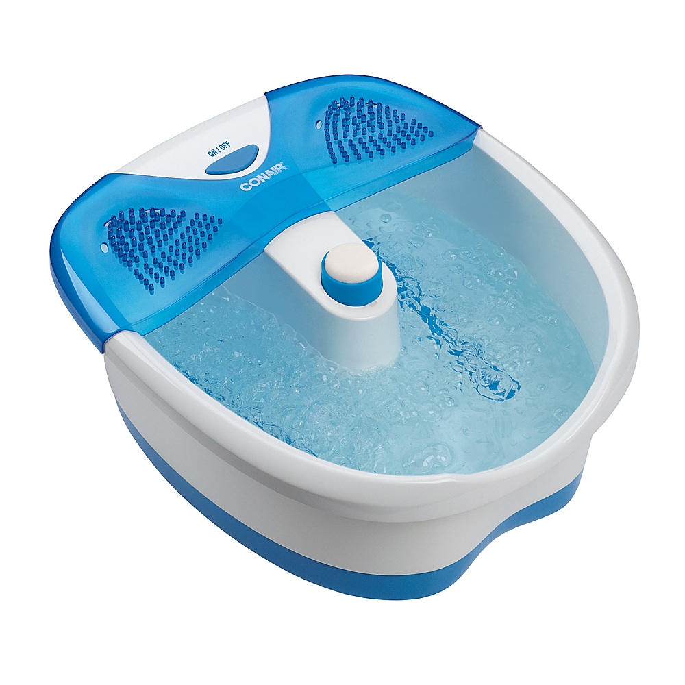 Conair - Foot Bath w/Heat and Vibe - White