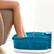 Alt View 14. Conair - HeatSense Foot and Pedicure Spa with Heated Bubble Massage - Blue.