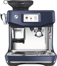 Breville - Barista Touch Impress Espresso Machine - Damson Blue - Front_Zoom