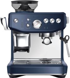 Breville - the Barista Express Impress Espresso Machine - Damson Blue - Front_Zoom