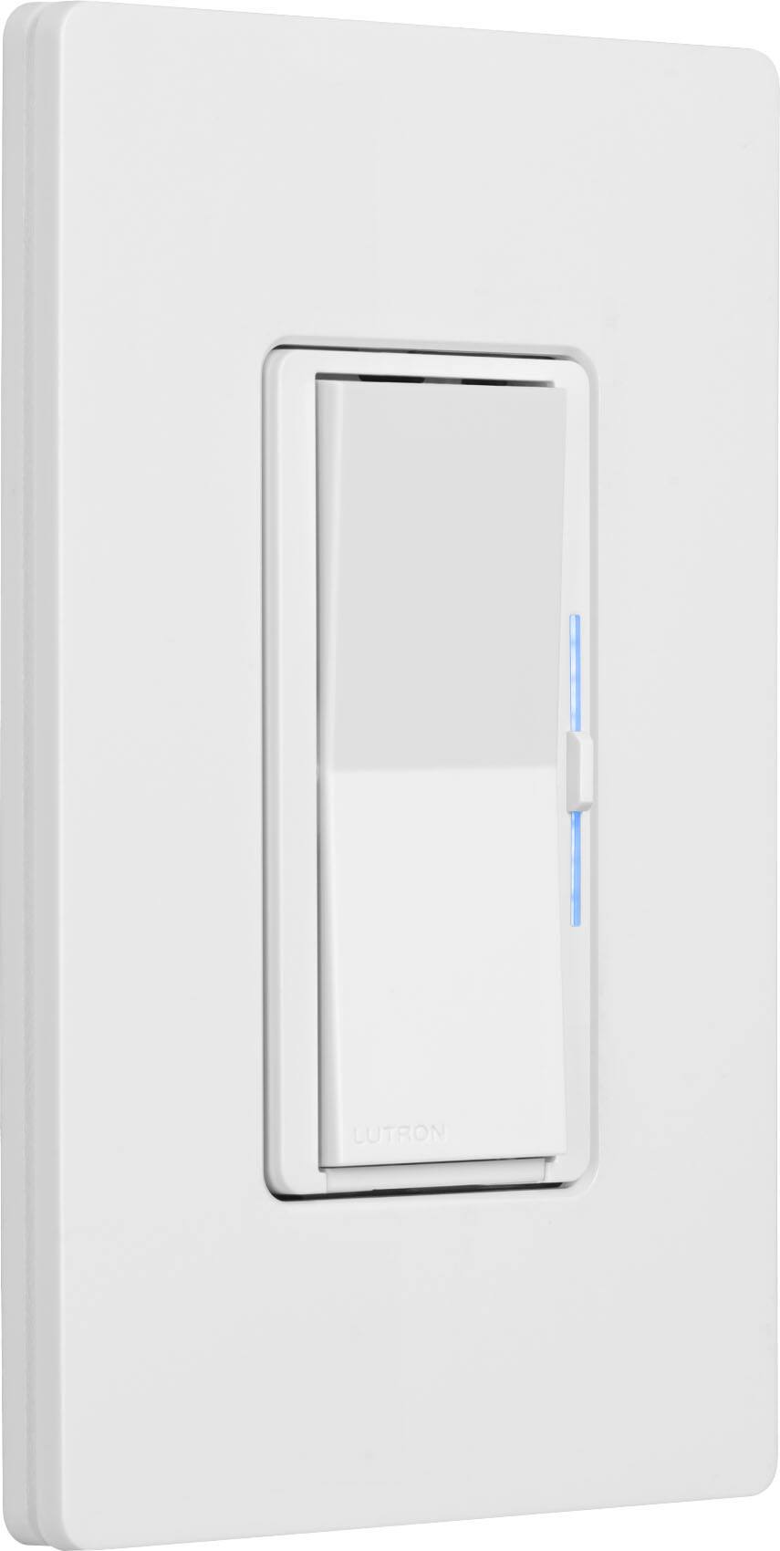 Alt View 1. Lutron - Diva 3-Way Smart Dimmer Switch Kit - White.