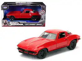 Letty's Chevrolet Corvette Fast & Furious F8 "The Fate of the Furious" Movie 1/32 Diecast Model Car by Jada - Red
