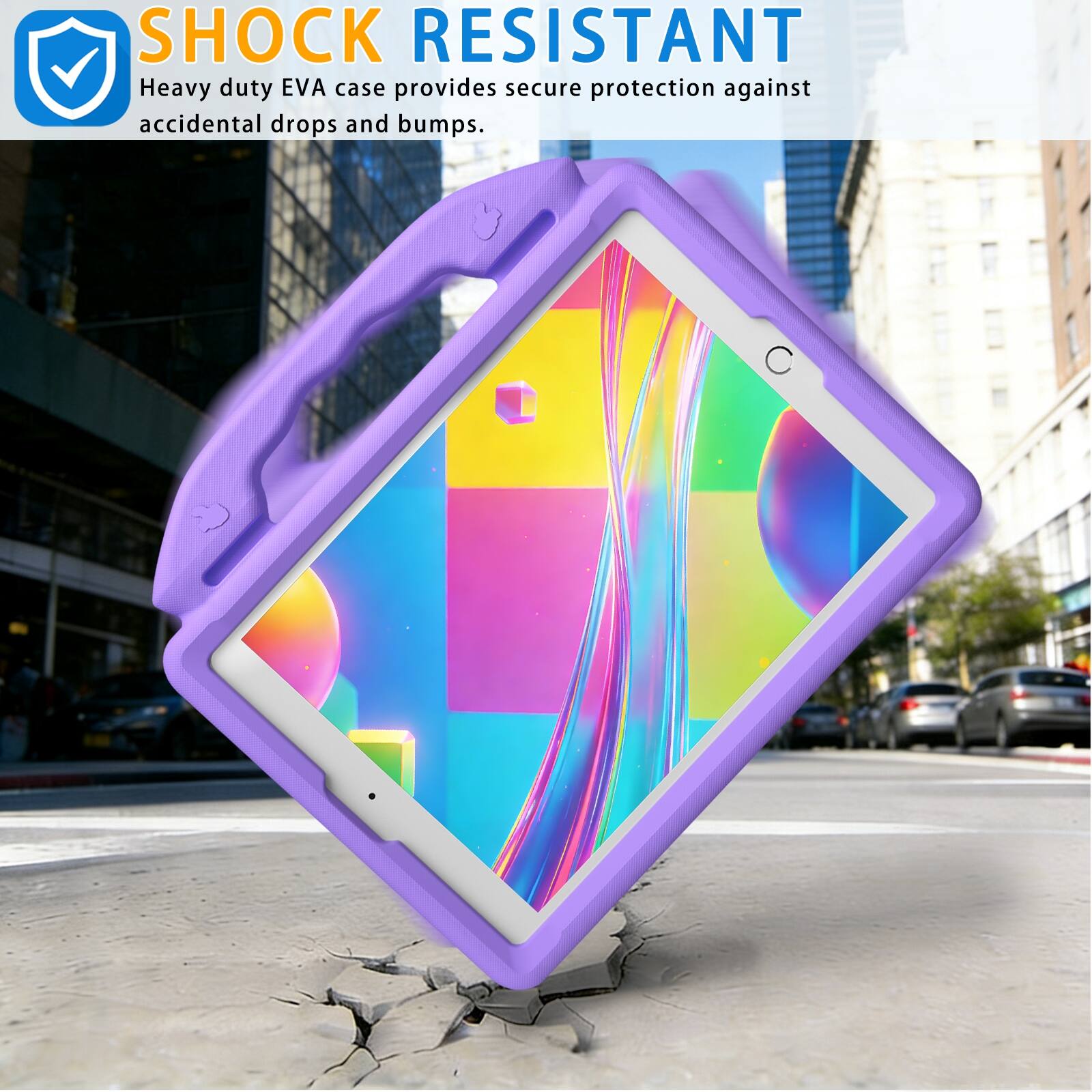 SHOCK RESISTANT  
Heavy duty EVA case provides secure protection against accidental drops and bumps.