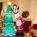 Alt View 19. Costway - 8.7FT Inflatable Christmas Tree with Santa Claus & Snowman & Penguin Blow-up Decoration - Multicolor.