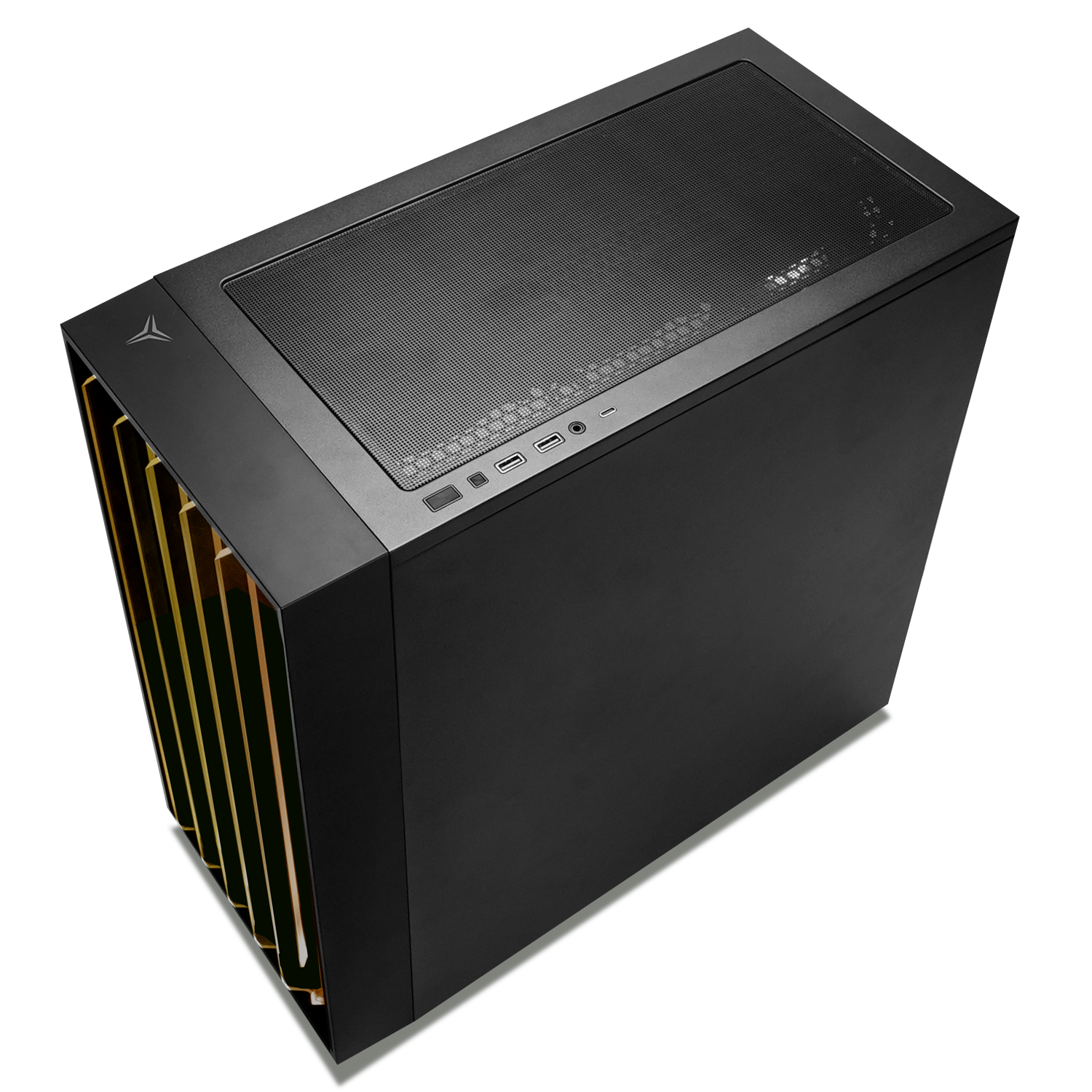 Back. YEYIAN - YEYIAN Gaming PC. AMD Ryzen 7 9800X3D, RTX 5090 32GB GDDR7, 360mm AIO, 2TB, 32GB, 1000W PLATINUM. YPA-MS980DC-5901U - black.