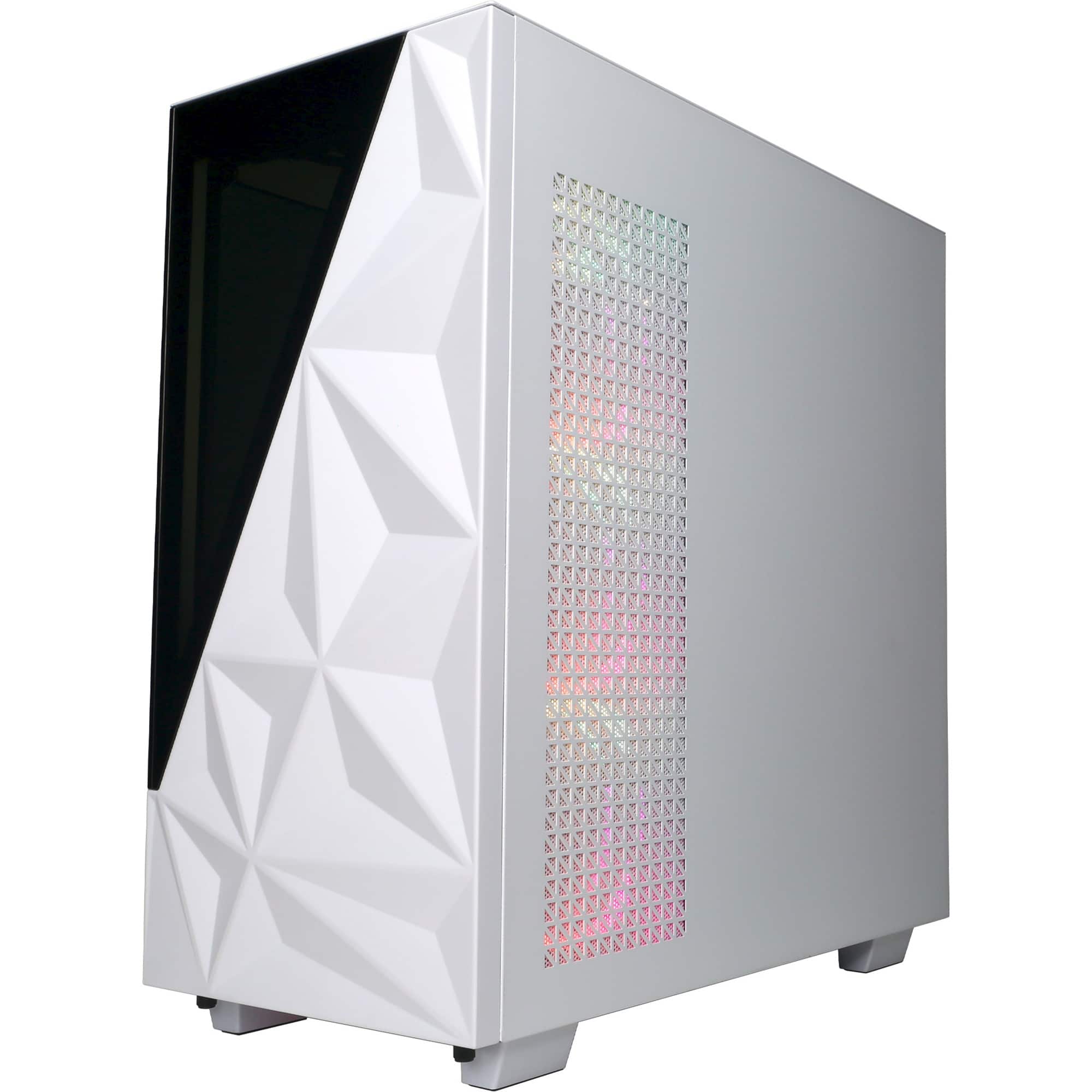 Left. CyberPowerPC - Gaming Desktop - Intel Core i7-14700F - Intel Arc B580 12GB - 32GB DDR5 - 2TB PCIe 4.0 SSD - White.