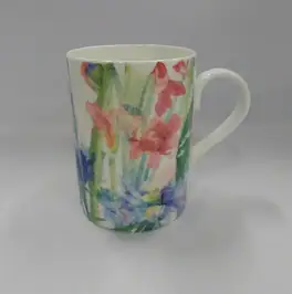 Jiallo - Roy Kirkham LUCY MUG-SWEET MEADOW, Set of 6, Bone China Ceramic, Made in England - Mutli color