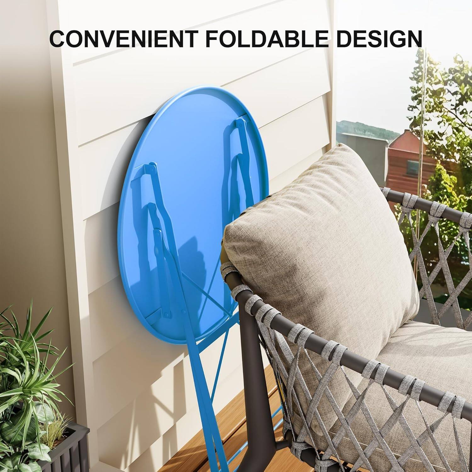 CONVENIENT FOLDABLE DESIGN