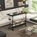 Alt View 4. Aheaplus - Small Height Adjustable Standing Desk with Power Outlets and Shelves, Max Height 41 Inches - Black.