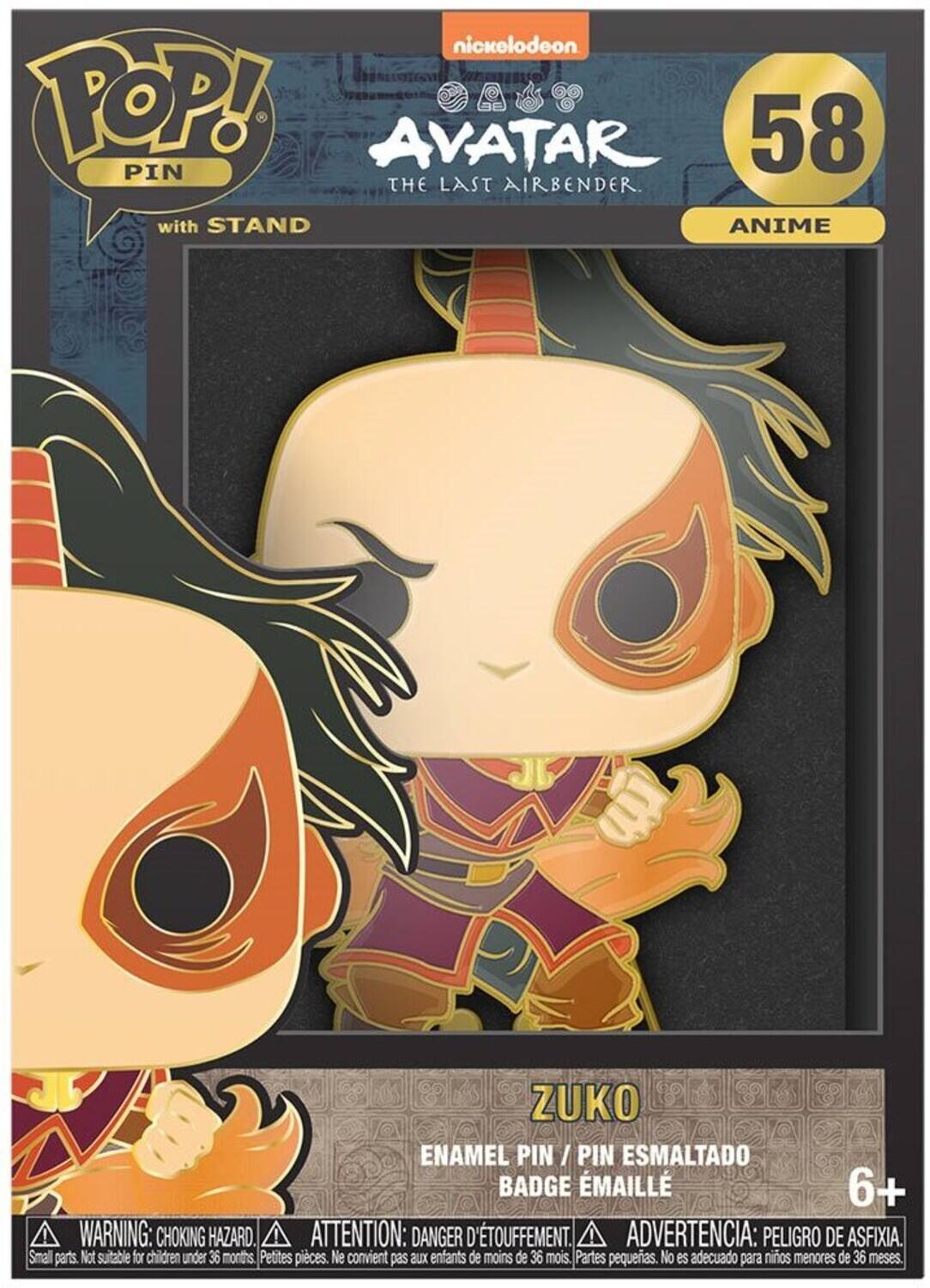 Funko POP! PINS: Nickelodeon: Zuko (Styles May Vary) APPAREL