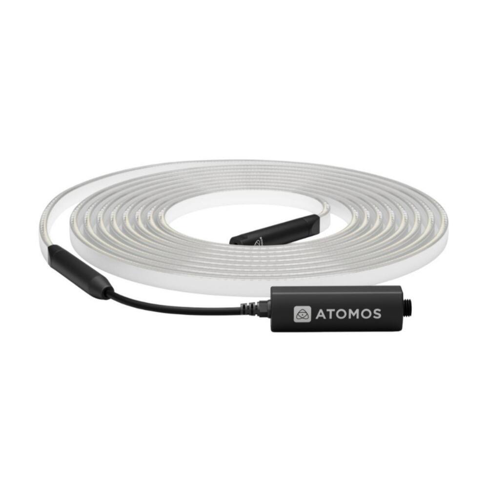 Left. Atomos - Atomos Sun Dragon White Transparent Rope Light with 5 Color RGBAW Design.