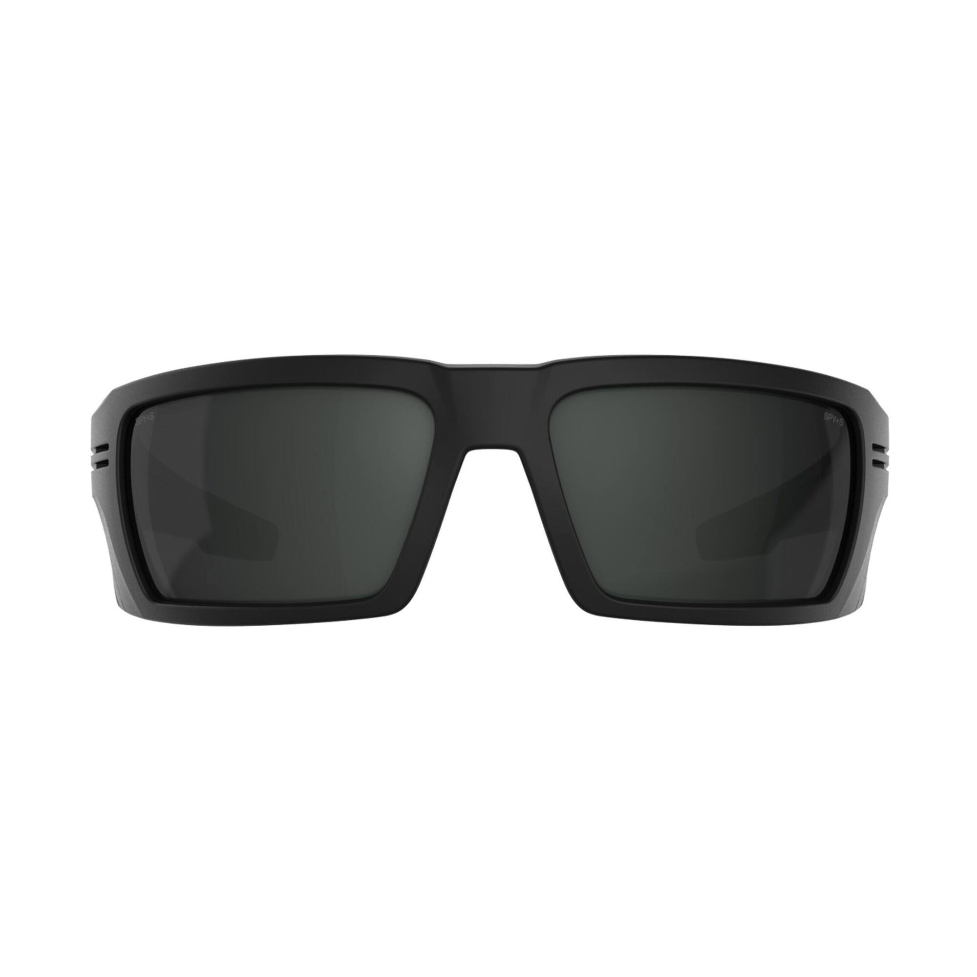 Angle. Spy Optic - Spy Optic Rebar SE ANSI Sunglasses (Matte Black/Happy Gray Green Polar) - Matte Black.