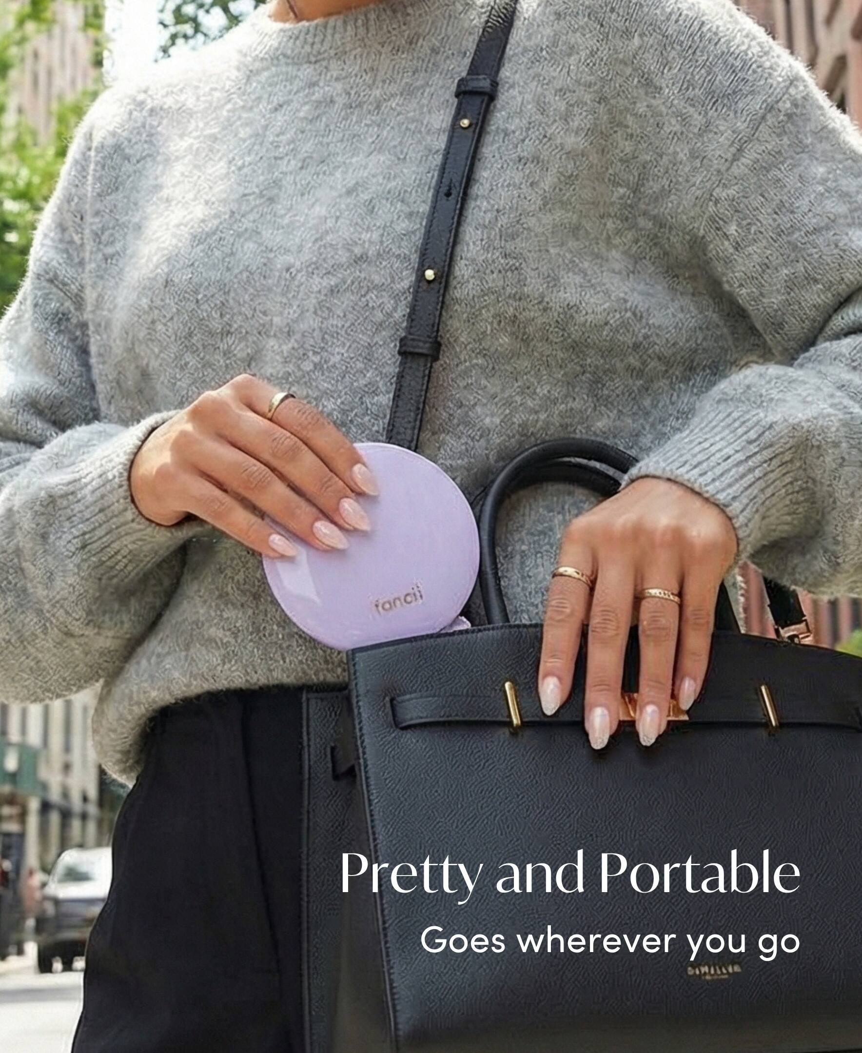 Pretty and Portable  
Goes wherever you go