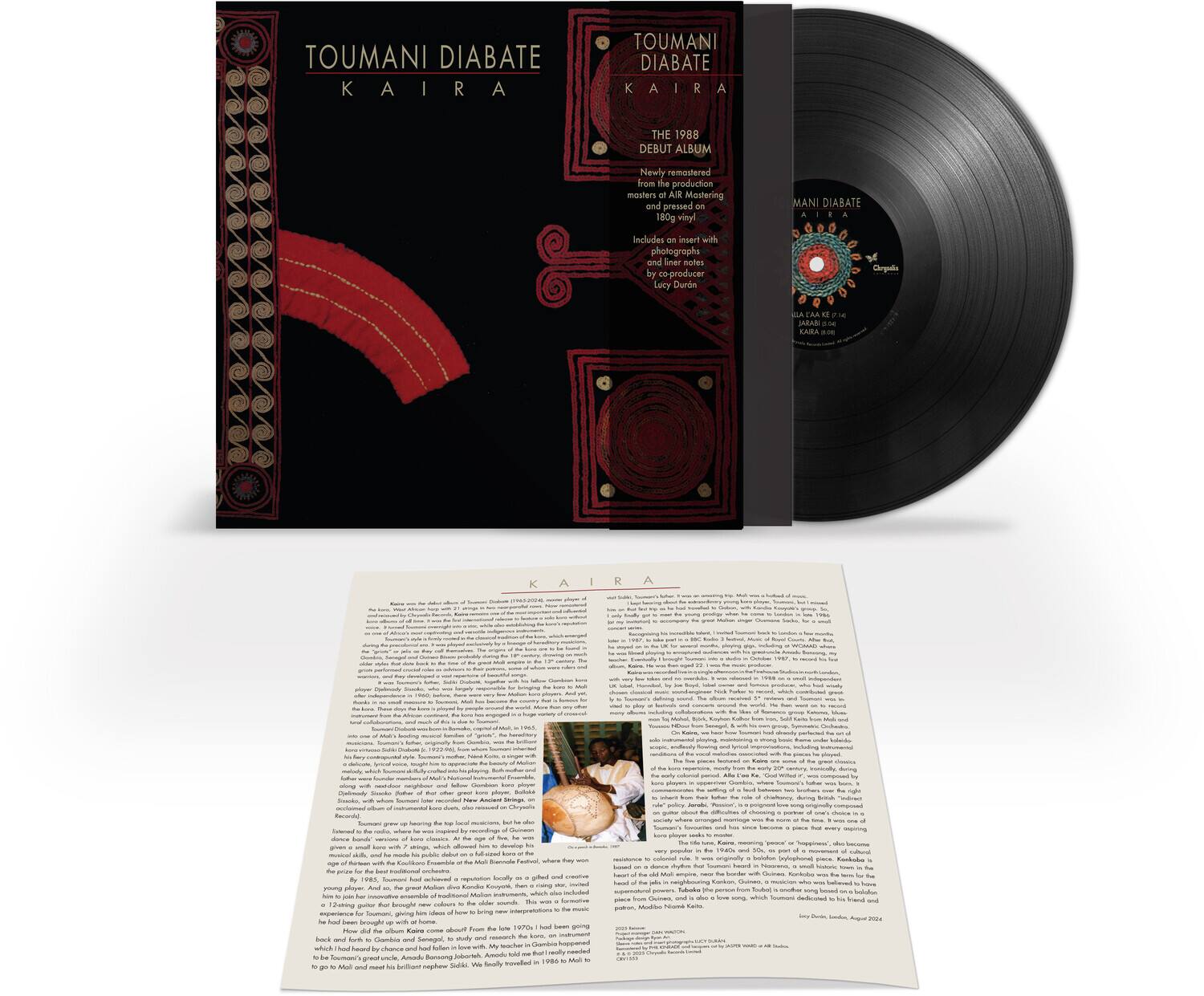TOUMANI DIABATE  
KAIRA  

THE 1988 DEBUT ALBUM  

Newly remastered from the production masters - AIR Mastering and pressed on 180g vinyl  

Includes an insert with photographs and liner notes by co-producer Lacy Durdin  

TOUMANI DIABATE  
KAIRA  

THE 1988 DEBUT ALBUM  

Newly remastered from the production masters - AIR Mastering and pressed on 180g vinyl  

Includes an insert with photographs and liner notes by co-producer Lacy Durdin  

TOUMANI DIABATE  
KAIRA  

THE 1988 DEBUT ALBUM  

Newly remastered from the production masters - AIR Mastering and pressed on 180g vinyl  

Includes an insert with photographs and liner notes by co-producer Lacy Durdin  

TOUMANI DIABATE  
KAIRA  

THE 1988 DEBUT ALBUM  

Newly remastered from the production masters - AIR Mastering and pressed on 180g vinyl  

Includes an insert with photographs and liner notes by co-producer Lacy Durdin  

TOUMANI DIABATE  
KAIRA  

THE 1988 DEBUT ALBUM  

Newly remastered from the production masters - AIR Mastering and pressed on 180g vinyl  

Includes an insert with photographs and liner notes by co-producer Lacy Durdin  

TOUMANI DIABATE  
KAIRA  

THE 1988 DEBUT ALBUM  

Newly remastered from the production masters - AIR Mastering and pressed on 180g vinyl  

Includes an insert with photographs and liner notes by co-producer Lacy Durdin  

TOUMANI DIABATE  
KAIRA  

THE 1988 DEBUT ALBUM  

Newly remastered from the production masters - AIR Mastering and pressed on 180g vinyl  

Includes an insert with photographs and liner notes by co-producer Lacy Durdin  

TOUMANI DIABATE  
KAIRA  

THE 1988 DEBUT ALBUM  

Newly remastered from the production masters - AIR Mastering and pressed on 180g vinyl  

Includes an insert with photographs and liner notes by co-producer Lacy Durdin  

TOUMANI DIABATE  
KAIRA  

THE 1988