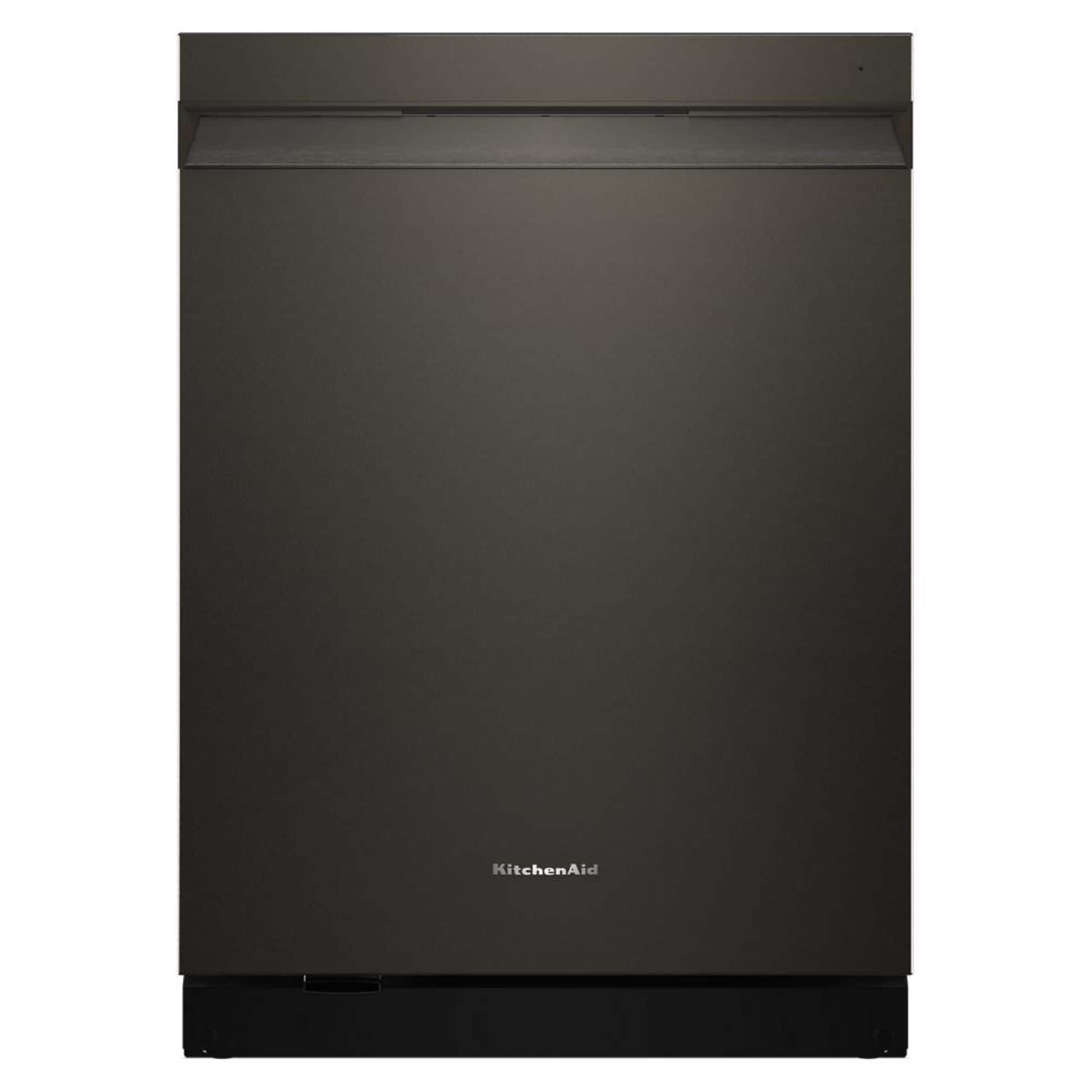 KitchenAid - 24" Top Control Built-In Dishwasher with Third Rack, Advanced ProDry System, Ultra-bright LED Lighting and 44 dBA - Black Ore - Front_Zoom