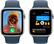 Alt View 13. Apple - Apple Watch SE 2nd Generation (GPS + Cellular) 44mm Silver Aluminum Case with Storm Blue Sport Band - M/L - Silver.