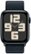 Angle Zoom. Apple Watch SE 2nd Generation (GPS + Cellular) 44mm Midnight Aluminum Case with Midnight Sport Loop - Midnight (Verizon).