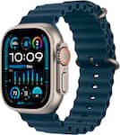 Apple Watch Ultra 2 (GPS + Cellular) 49mm Titanium Case with Blue Ocean Band with Blood Oxygen - Titanium - (2023)
