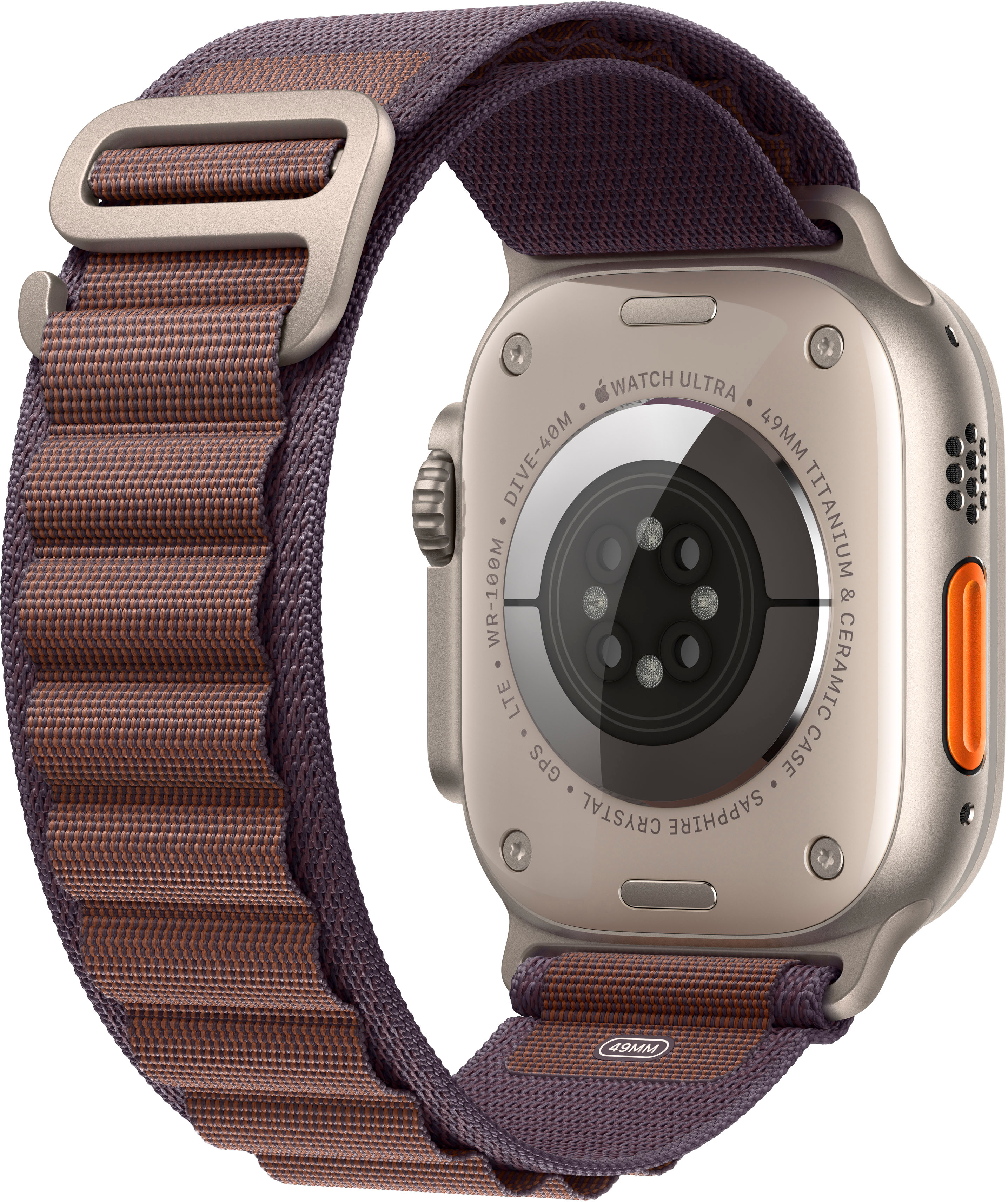 Apple Watch Ultra 2 (GPS + Cellular) 49mm Titanium Case with Indigo Alpine  Loop Medium Titanium MRET3LL/A - Best Buy
