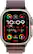 Angle. Apple - Apple Watch Ultra 2 (GPS + Cellular) 49mm Titanium Case with Indigo Alpine Loop with Blood Oxygen - Medium - Titanium.