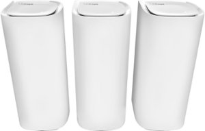 Linksys - Velop Pro 7 BE11000 Tri-Band Mesh Wi-Fi 7 System (3-Pack) - White - Front_Zoom