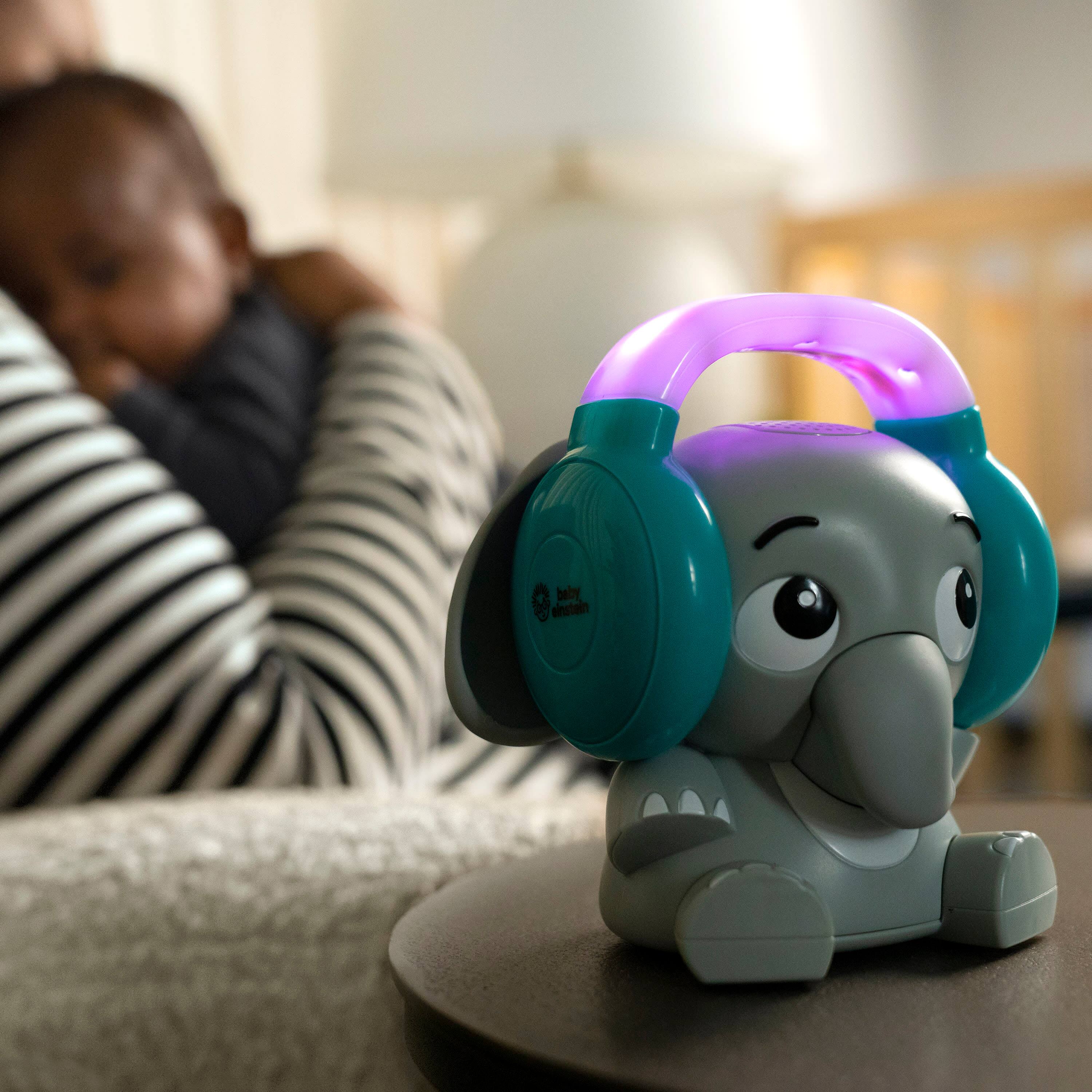 Alt View 17. Baby Einstein - Earl's Sound Explorer Day-to-Night Bluetooth Soother - Green.