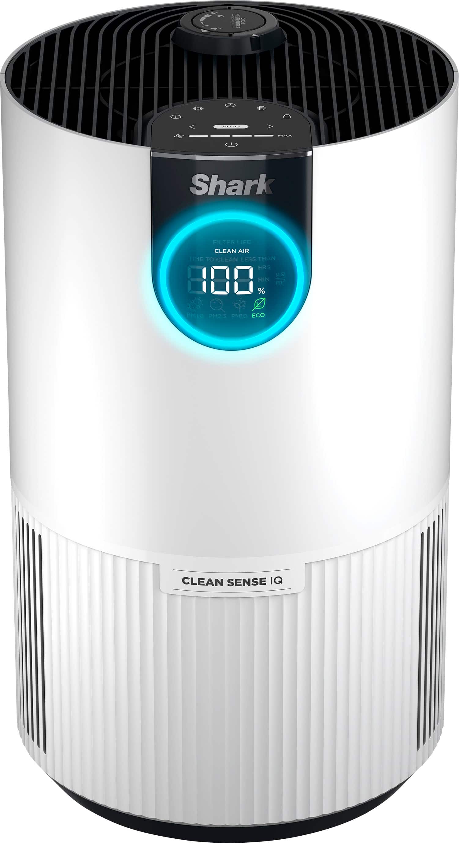 Shark - Clean Sense Air Purifier with Odor Neutralizer Technology, HEPA Filter, 500 sq. ft - White - Front_Zoom