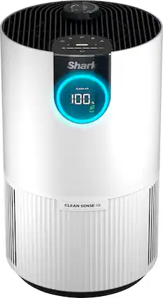 Front. Shark - Clean Sense Air Purifier with Odor Neutralizer Technology, HEPA Filter, 500 sq. ft. - White.